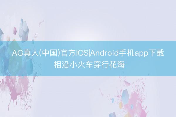 AG真人(中国)官方IOS|Android手机app下载 相沿小火车穿行花海