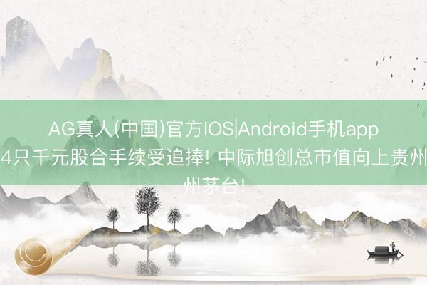 AG真人(中国)官方IOS|Android手机app下载 4只千元股合手续受追捧! 中际旭创总市值向上贵州茅台!